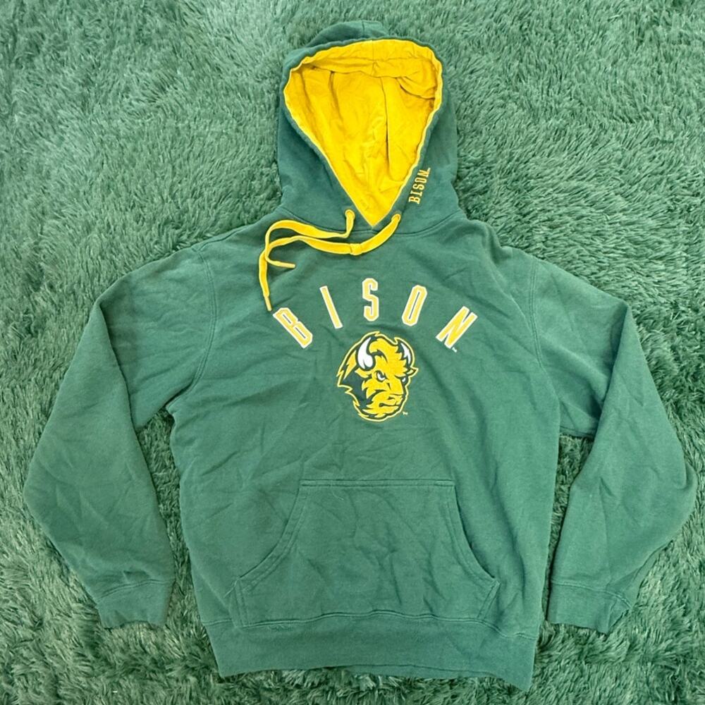 North Dakota State University Green & Yellow Pullover Sweatshirt Hoodie Unisex